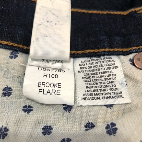 Lucky Brand Brooke Flare 10/30 Womens Jeans  Dark - Picture 13 of 16